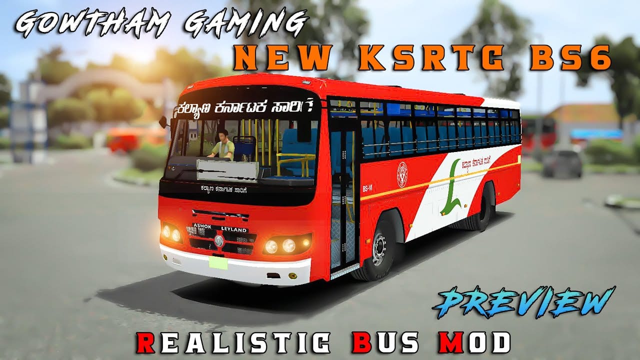 KSRTC BS6 Bus Mod ksrtc