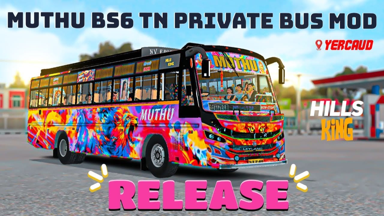 Muthu Bs6 Tn Private Bus Mod muthu