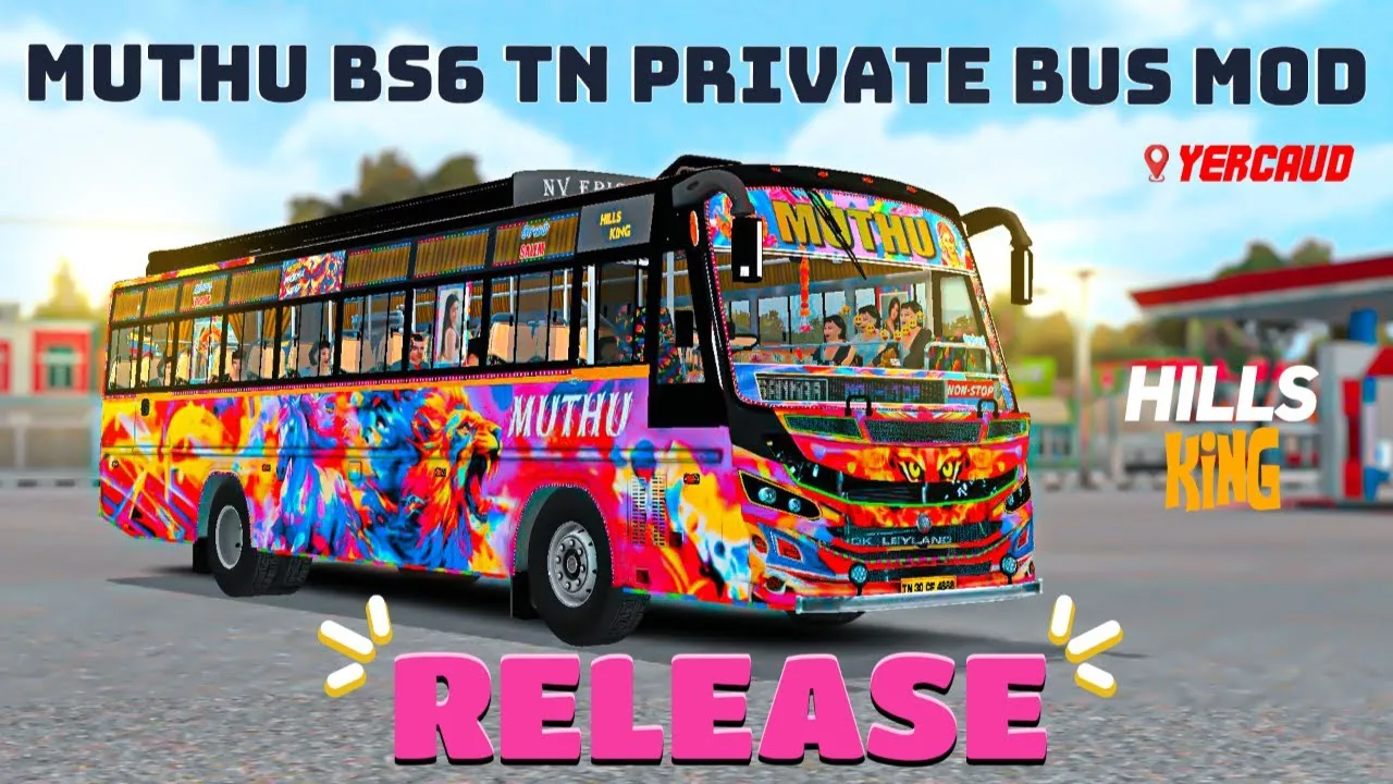 Muthu Bs6 Tn Private Bus Mod muthu